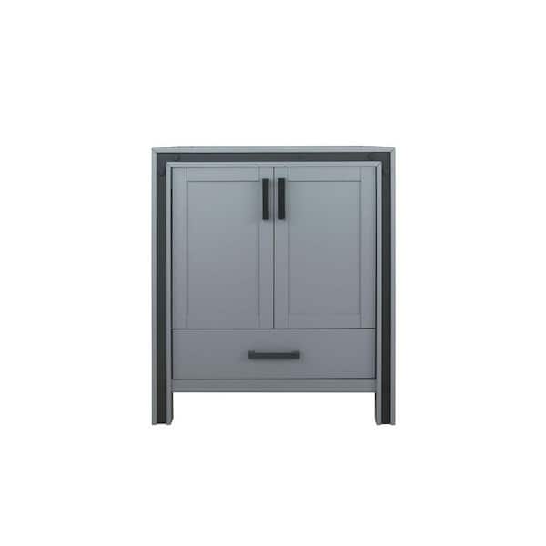 Ziva 30 in W x 22 in D Dark Grey Bath Vanity without Top