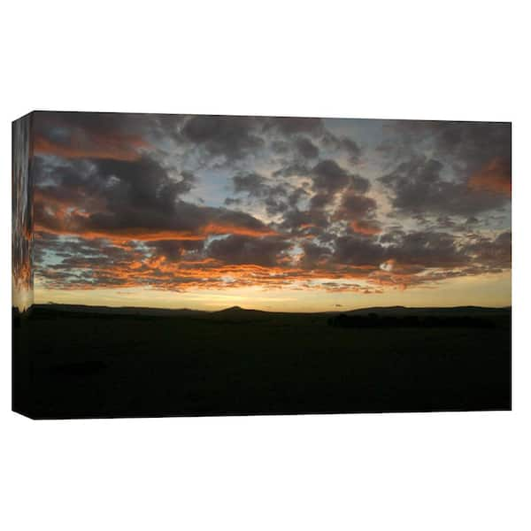 PTM Images 10 in. x 12 in. ''African Sunset'' Printed Canvas Wall Art