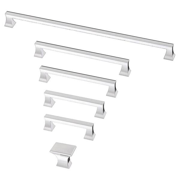 Modern A-Line 1-1/8 in. (28 mm) Polished Chrome Cabinet Knob Modern A-Line 1-1/8 in. (28 mm) Polished Chrome Cabinet Knob