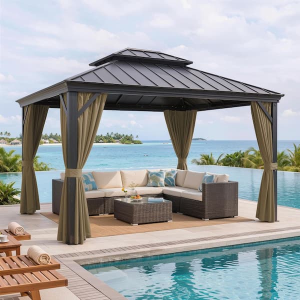 GALIANOカスタネット CANOPIA by PALRAM Netting Set for Dallas 14 ft. x 16 ft. Outdoor