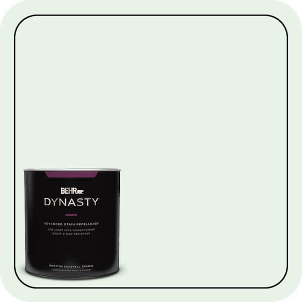 BEHR DYNASTY 1 qt. #470C-1 Mint Fizz Eggshell Enamel Interior Stain-Blocking Paint & Primer