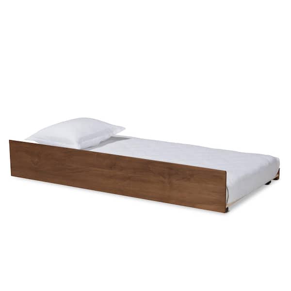 Midori Walnut Twin Trundle Bed
