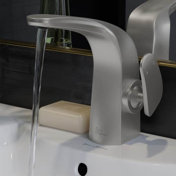 Swiss Madison Chateau Single-Handle Single-Hole Bathroom Faucet in Brushed Nickel
