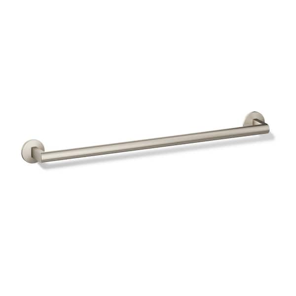 Components 24 in. Wall Mounted Towel Bar in Vibrant Brushed Nickel