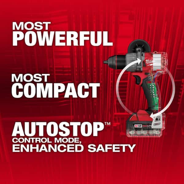 M18 Fuel 18-V Lithium-Ion Brushless Cordless 1/2 in. Hammer Drill Driver Kit with M18 FUEL 1/2 in. Impact Wrench