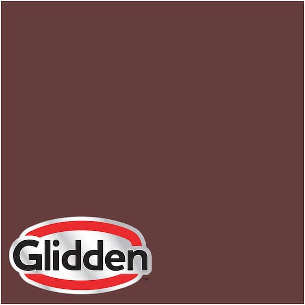 Glidden Premium 1 gal. #HDGR52D Old Mahogany Semi-Gloss Interior Paint with Primer