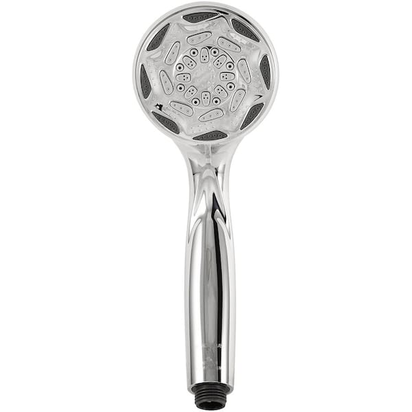 Glacier Bay 1-Spray Wall Mount Handheld Shower Head 1.8 GPM in Chrome  8466000HC - The Home Depot