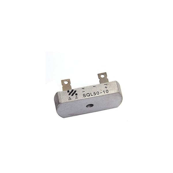 DAZZLEEX SQL 50A 1000V Three Phase Bridge Rectifier Brushless Generator with Heatsink, Fits Small Generators