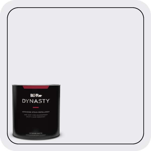 BEHR DYNASTY 1 qt. #650E-1 Lace Cap Matte Interior Stain-Blocking Paint & Primer