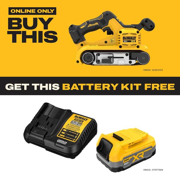 20-Volt Cordless Belt Sander (Tool-Only)