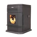 2200 sq. ft. EPA Certified Pellet stove with 120 lbs. Hopper and Remote Control