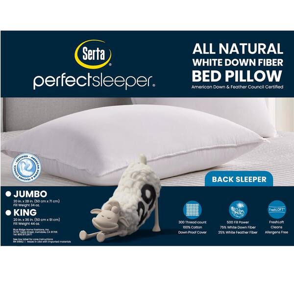 serta king size pillows