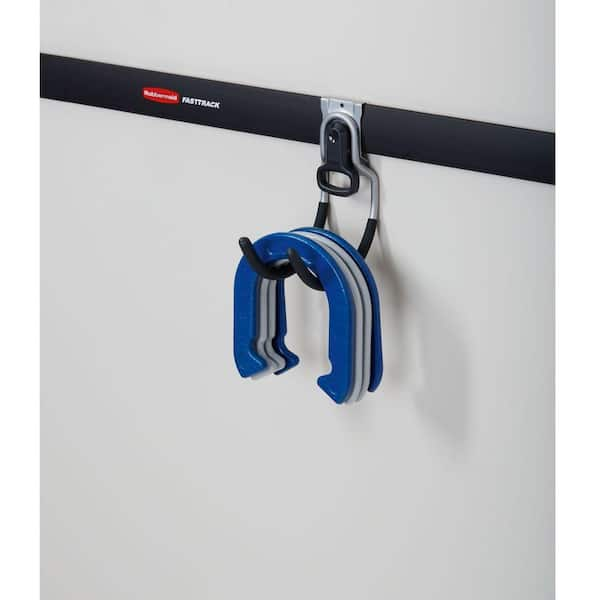 Rubbermaid 1784456 Wall Mounted Rope, Hose Garage Storage Utility Hook (6 Pack)