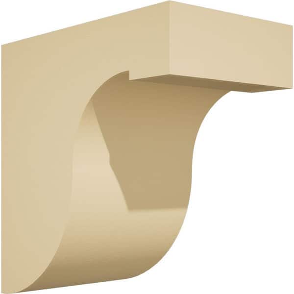 Ekena Millwork Del Monte 3 1/2 in. x 6 in. x 6 in. Polyurethane Corbel