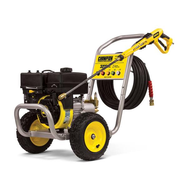 Champion Power Equipment 3200 psi 2.4 GPM Gas Powered Wheelbarrow Style Pressure Washer