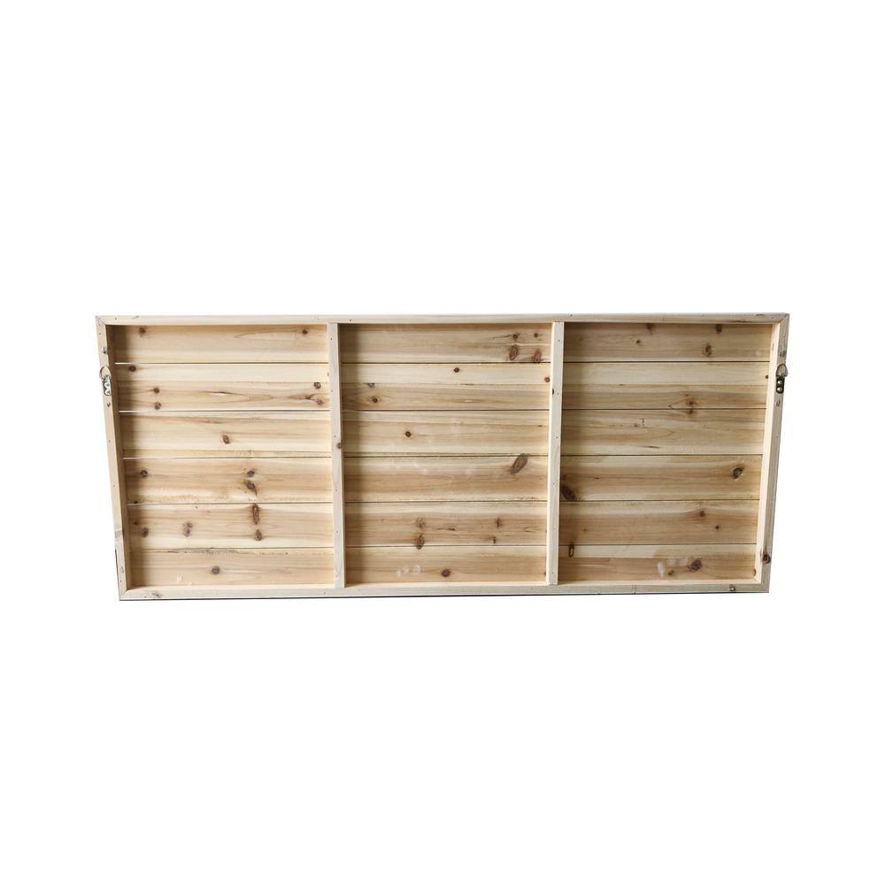 Highland Herd Photographic Print on Planked Fir Wood Wall Art