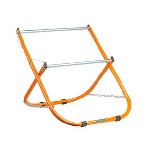 Double Decker High Durability Steel Cable Caddy, Holds Up to Two 12 in. Dia Cable Reels and 100 lbs. Capacity