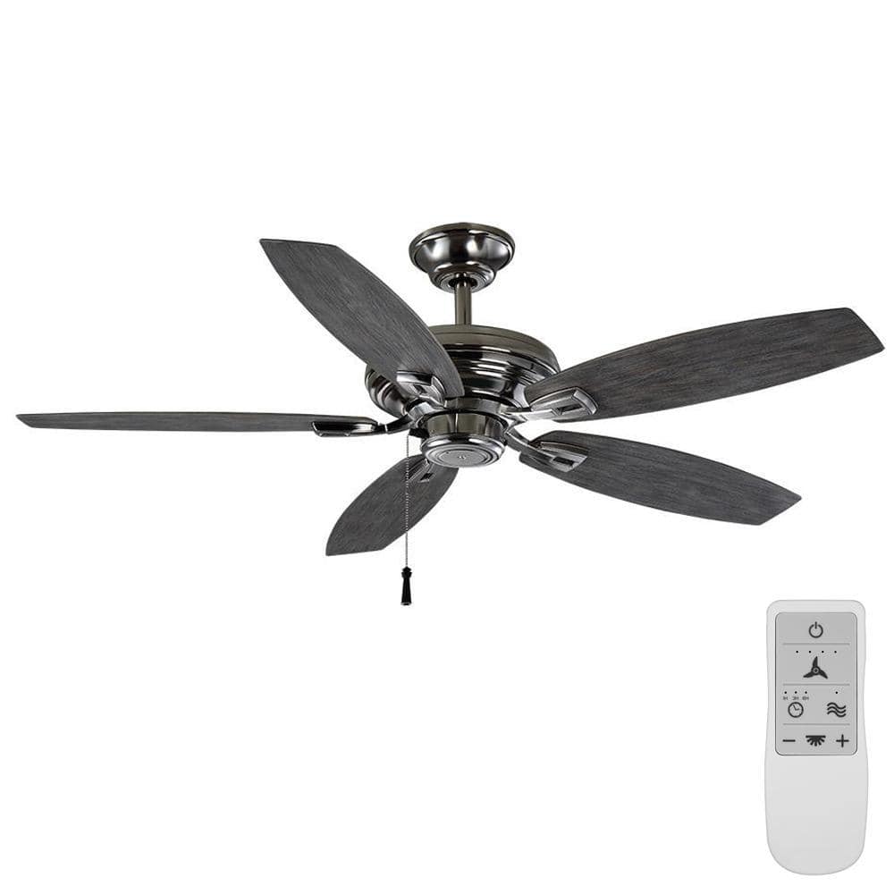 Reviews For Hampton Bay North Pond 52 In Polished Nickel Smart Ceiling Fan Works With Google Assistant Amazon Alexa And Samsung Smartthings 247 The Home Depot