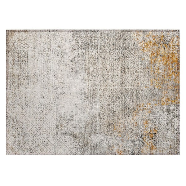 Chantille Machine Washable Indoor/Outdoor Abstract ACN2743 Beige 2 ft. x 3 ft. Accent Rug
