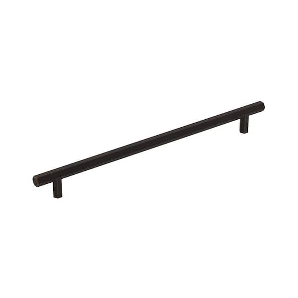 Caliber 10-1/16 in. (256mm) Modern Oil-Rubbed Bronze Bar Cabinet Pull