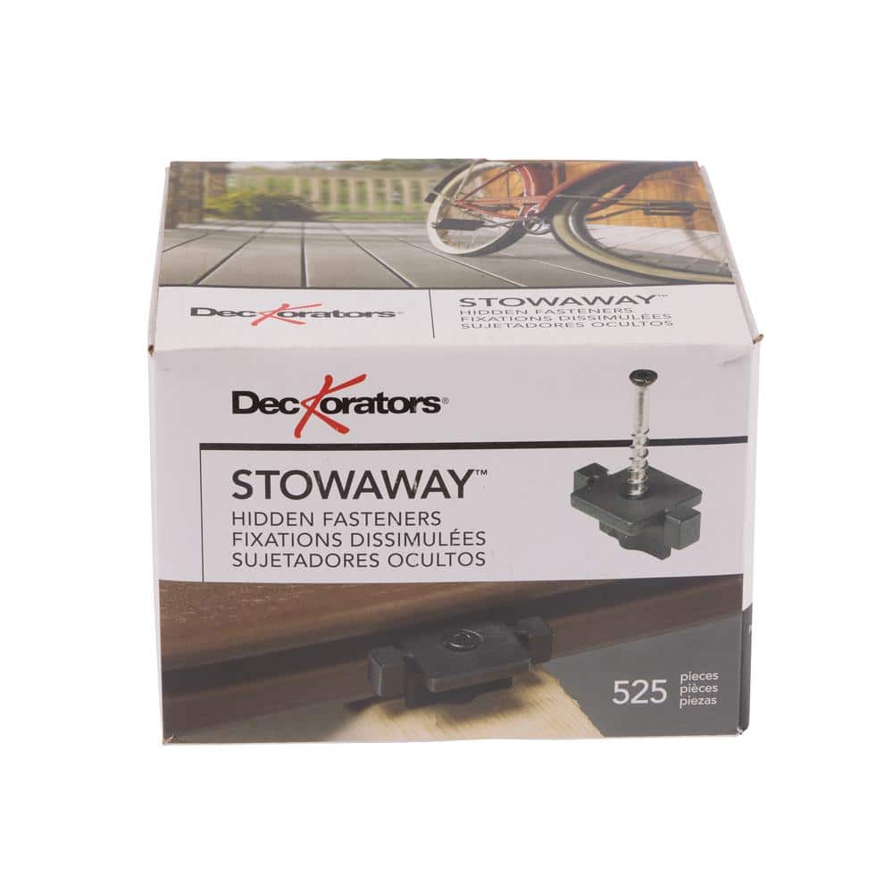 ✴arks✴ Deckorators Stowaway Steel Deck Fasteners-Includes Preset