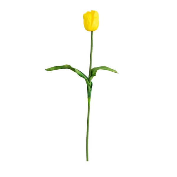 Nearly Natural 25 in. Artificial Tulip Flower Stems, Set of 3