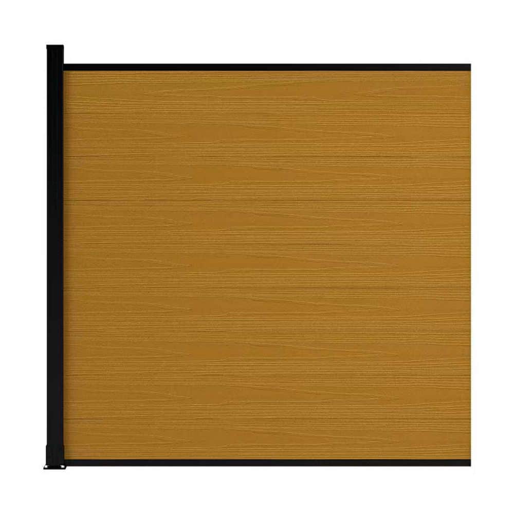 5.5 ft. H x 6 ft. W Teak Composite Privacy Fence Panel Kit with One 6 ft. H Aluminum Post price history on PriceWatchPro