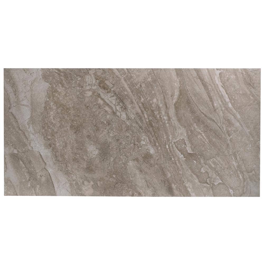 Pearl Gray Large Format Matte Porcelain Tile 24x48