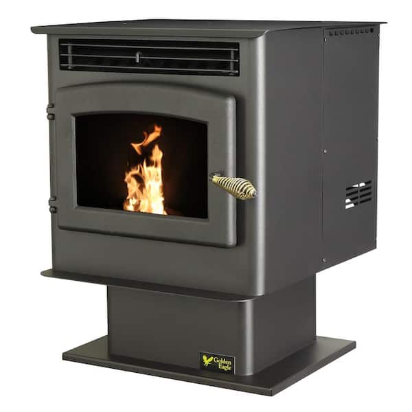 US Stove 1,800 sq. ft. EPA Certified Pellet Stove with 45 lb. Hopper and Auto Ignition