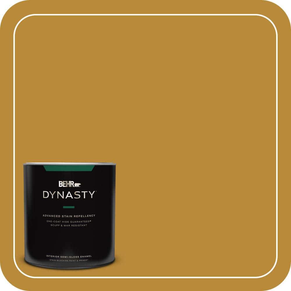 1 qt. #S-H-350 Burmese Gold Semi-Gloss Enamel Interior Stain-Blocking Paint and Primer price history on PriceWatchPro