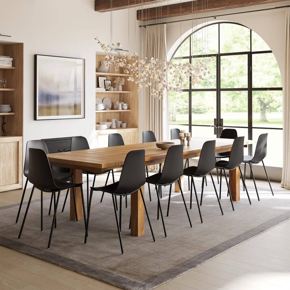 Poly and Bark Festa Extension Dining Table DI 654 OAK EXT The Home Depot