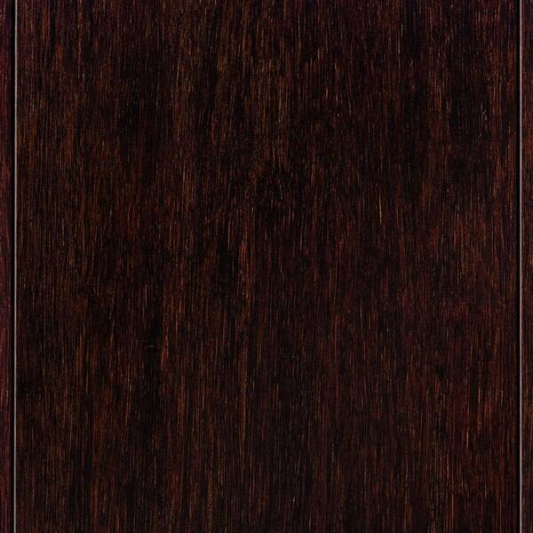 Home Legend Strand Woven Walnut Solid Lock Bamboo Flooring - 5 in. x 7 in. Take Home Sample