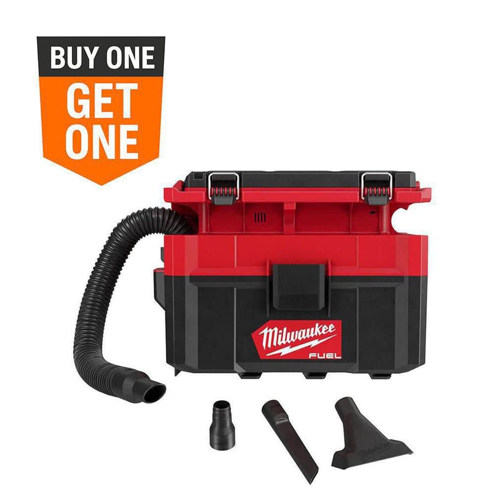 Milwaukee M18 FUEL PACKOUT 18-Volt Lithium-Ion Cordless 2.5 Gal. Wet/Dry Vacuum (Vacuum-Only) 0970-20