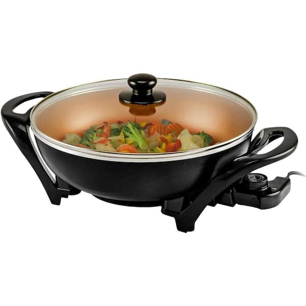 Brentwood SK-75 16-Inch Non-Stick Electric Skillet with Glass Lid