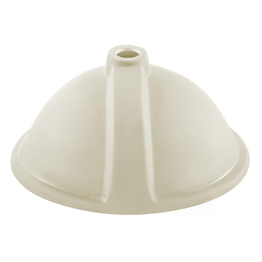 Monaco 18-Inch White Ceramic Oval Undermount Bathroom Sink