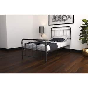 Windsor Black Twin Metal Bed
