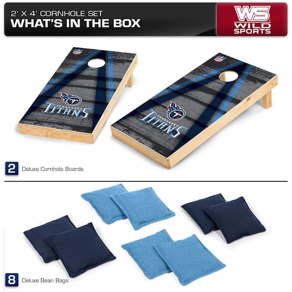 Tennessee Titans Cornhole Wraps - Set of 2