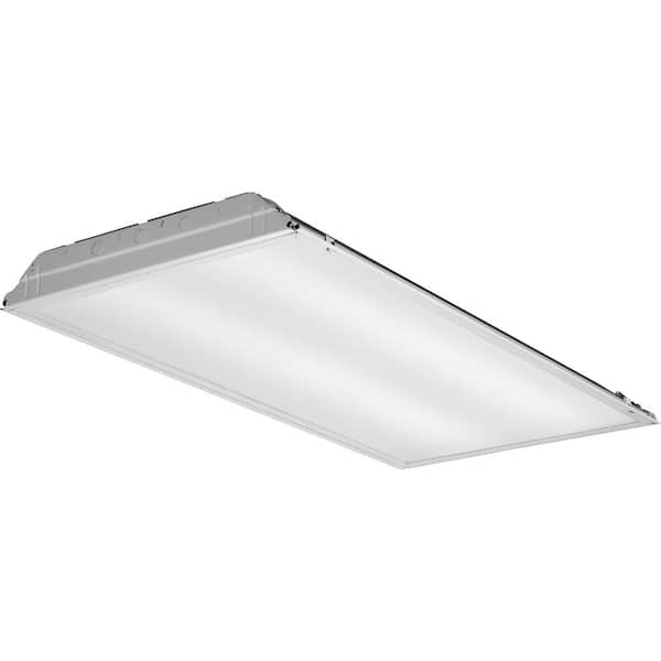Lithonia Lighting Contractor Select 38.9W 2'x4' LED Aluminum Commercial Grade Troffer - White Pattern #12 Acrylic 4290 L