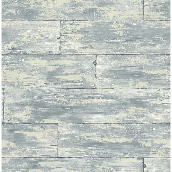 Kenneth James Shipwreck Grey Wood Paper Strippable Roll Wallpaper (Covers 56.4 sq. ft.)