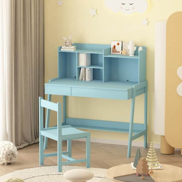 Blue kids fashion desk