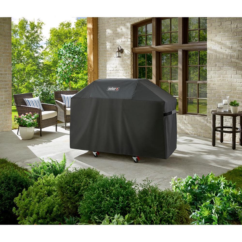 Black Heavy Duty Waterproof Grill Cover for Genesis 300 Series