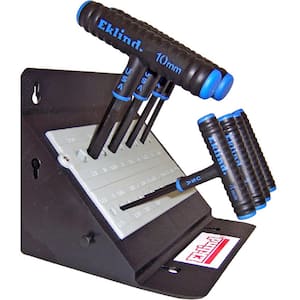 Sizes 4 mm Eklind Tool Company 0.7 mm Eklind 92400 8 Piece Hex Key Series PSD Precision Screwdriver Set with Pouch