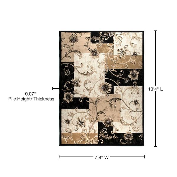 Home Dynamix Optimum Byron Black Area Rug