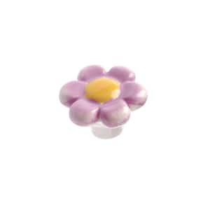 Bourges Collection 1-9/16 in. (40 mm) Pastel Purple Eclectic Cabinet Knob
