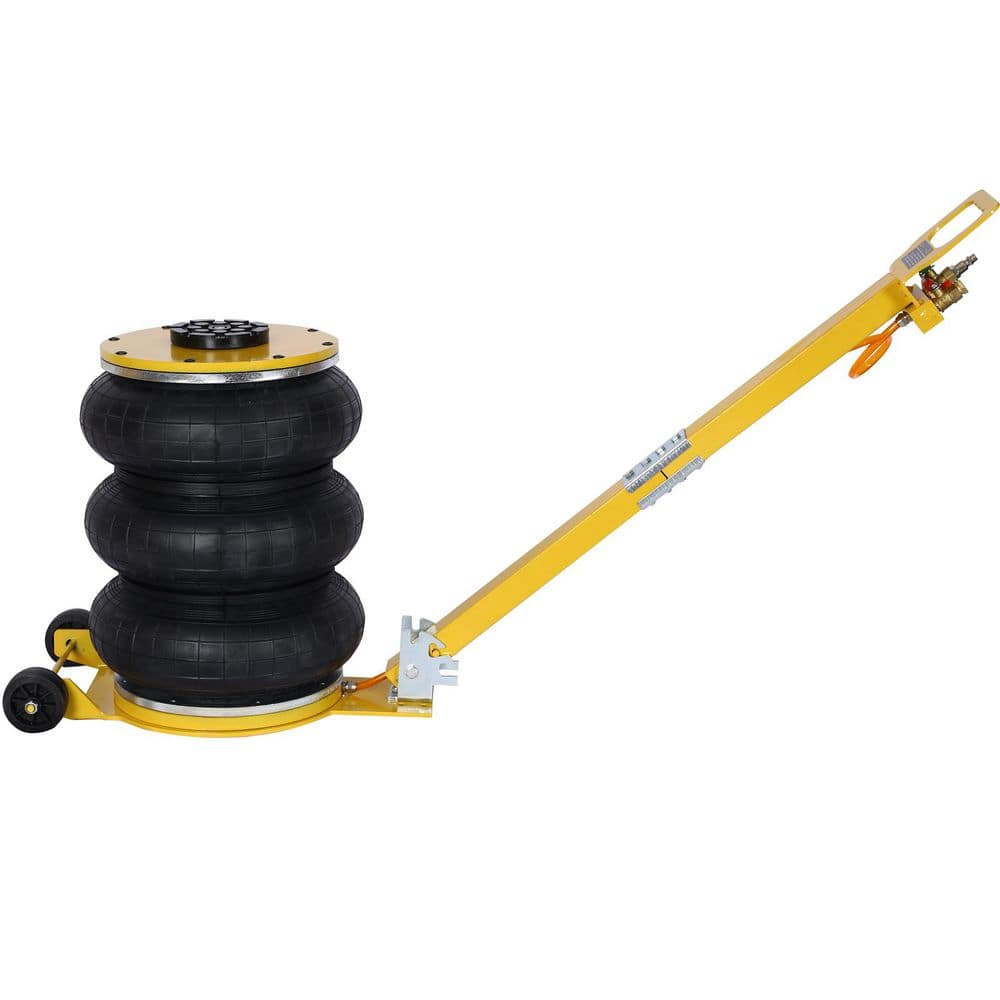 Sudzendf Yellow 5T Triple Bag Air Jack, Pneumatic Jack 3 Bag, Lifting ...