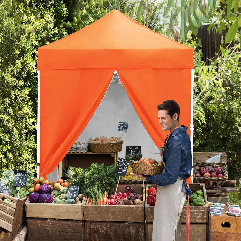 5 ft. x 5 ft. Pop-Up Canopy with 4-Side Wall Panels price history on PriceWatchPro