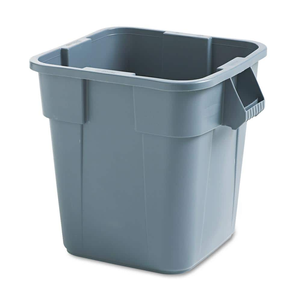 UPC 086876044294 product image for Brute 28 Gal. Gray Polyethylene Square Trash Can | upcitemdb.com