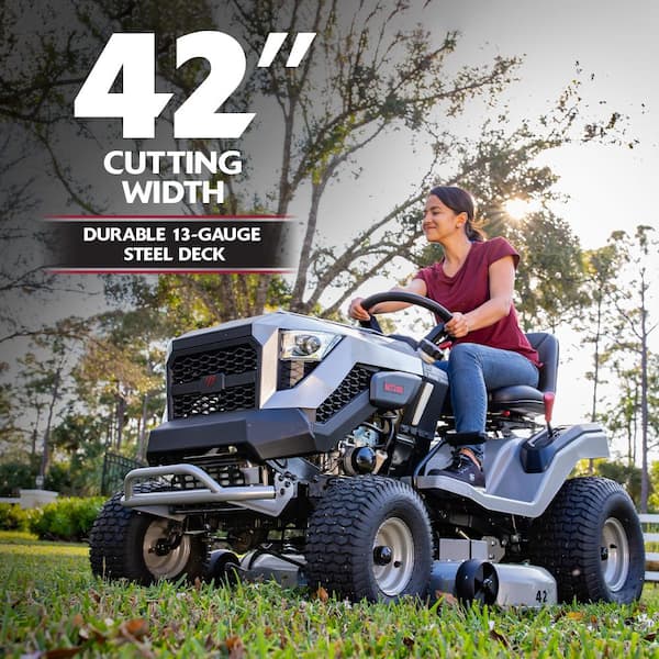 Murray - MT200 42 in. 19.0 HP 540cc EX1900 Series Briggs and Stratton Engine Automatic Gas Riding Lawn Tractor Mower
