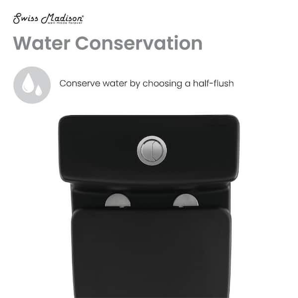 Swiss Madison Sublime II 1-piece 1.1/1.6 GPF Toilet Dual Flush