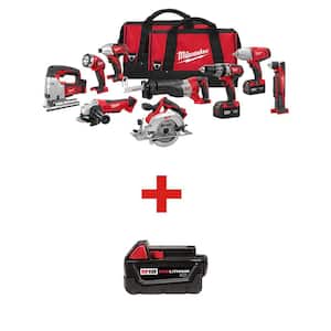 18V Lithium-Ion Cordless Combo Kit (9-Tool) with 3.0Ah Battery